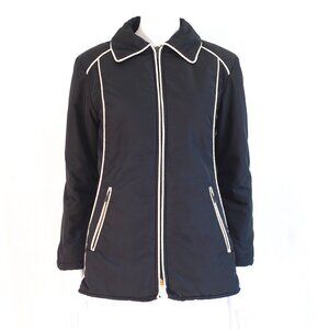 Iceberg Black & White Jacket With Zippered Pockets - Italy